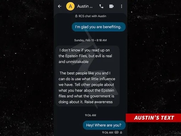 Austin Tucker Martin Jeffrey Epstein files