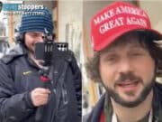 Michael Santiago and Michael James MAGA hat streamer & accomplice @ScrubsNYC arrested
