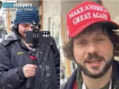 Michael Santiago and Michael James MAGA hat streamer & accomplice @ScrubsNYC arrested