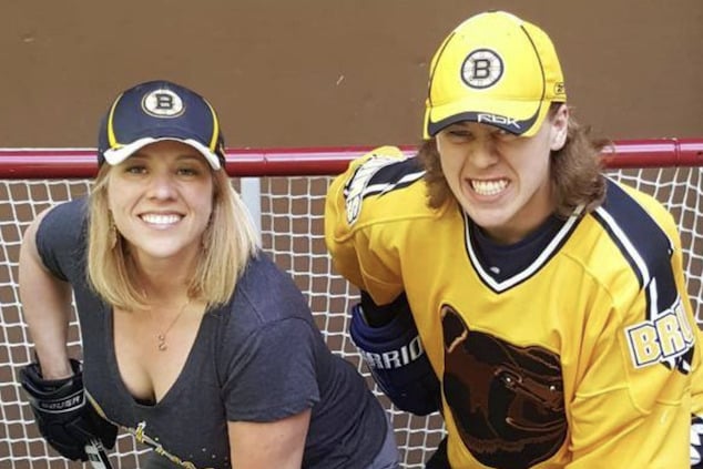 Pictured, Nancy Dorgan and son, Aidan Dorgan shot and killed at hands of ex husband and father Robert Dorgan during ice hockey game.