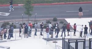 15-year-old student at Hill Country College Preparatory High School in Bulvurde, Texas shoots female teacher during class, then shoots self dead.