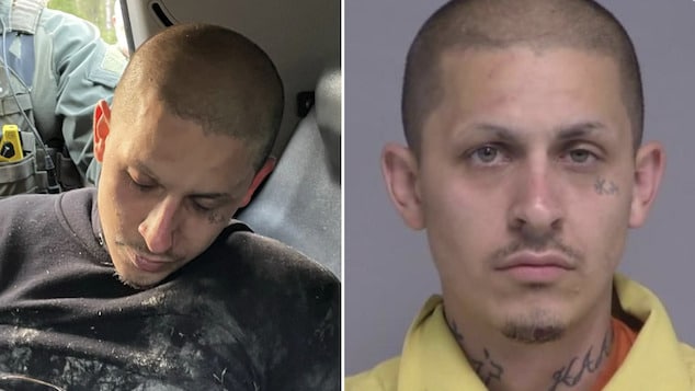 Pictured, Christian Barrios, Florida man who shot dead ex girlfriend and new boyfriend dead at Ponte Vedra Walgreens parking lot.