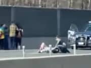 Beltway road rage driver shot dead after stabbing spree leaves woman, dog dead