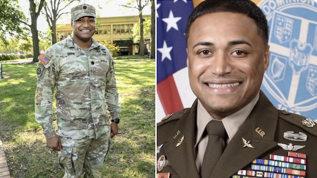 ODU ROTC instructor, Lieutenant Colonel Brandon Shah.