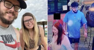 Salina & Cory Coffey of Harrison, Ohio id as vacationing 'dine and dash couple' not paying restaurant bills.