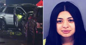 Ambar Chavira, El Paso, Texas hit and run drunk driver causes crash killing man after drinking at local bar with her sugar daddy.