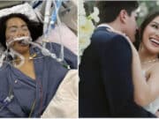 Sarah Danh nurse liver failure while on dream honeymoon with husband, Luke Gradl as San Antonio, Texas nurse is airlifted back to the U.S.