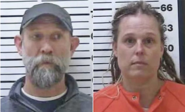 Jessica & Jason Klimp, Wexford County, Michigan couple plead no contest to keeping adopted kids in dog cages, starving them,  forcing them to wear straight jackets.