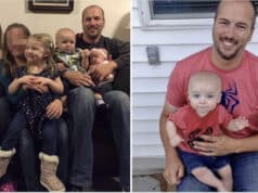Brady Harmon Utah father and ex wife, Sarah Myers and their 4 kids