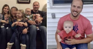 Brady Harmon Utah father and ex wife, Sarah Myers and their 4 kids
