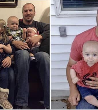 Brady Harmon Utah father and ex wife, Sarah Myers and their 4 kids