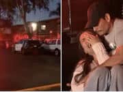 Canoga Park murder-suicide: 40 year old something dad shoots & kills 10-year-old twins then self at San Fernando, California apartment complex.