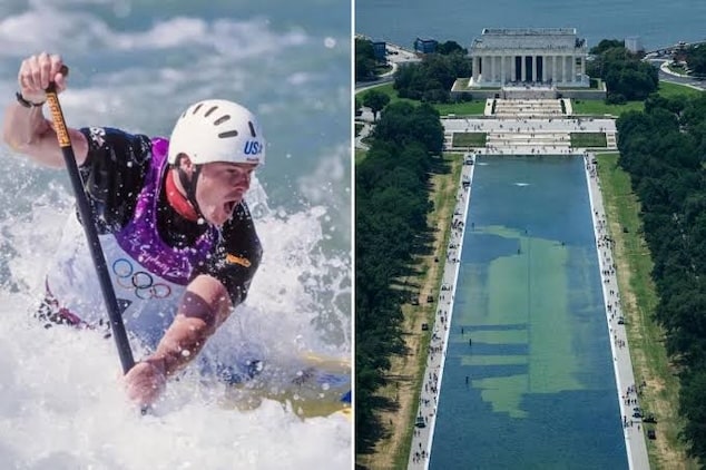 David Hearn, Olympic canoeist arrested for allegedly vandalizing Lincoln Memorial Reflecting Pool in D.C