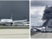 Amazon plane crash in Miami leaves 5 dead and countless injuries after Prime Air Boeing cargo plane overshooting runway and striking multiple cars along roadway