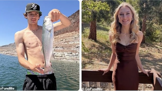 Cole Torres and Nevaeh Harper, 20, two of 4 friends killed in Wrightwood crash in California.