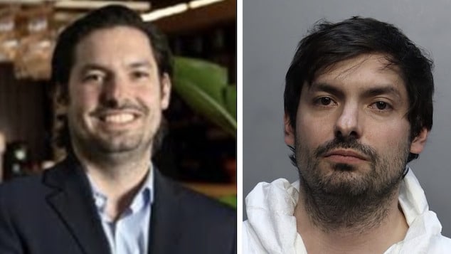 Stefano Cremasco Cicero, Miami, Florida restaurant manager charged with stabbing murder of his mother at his Brickell luxury high rise apartment.